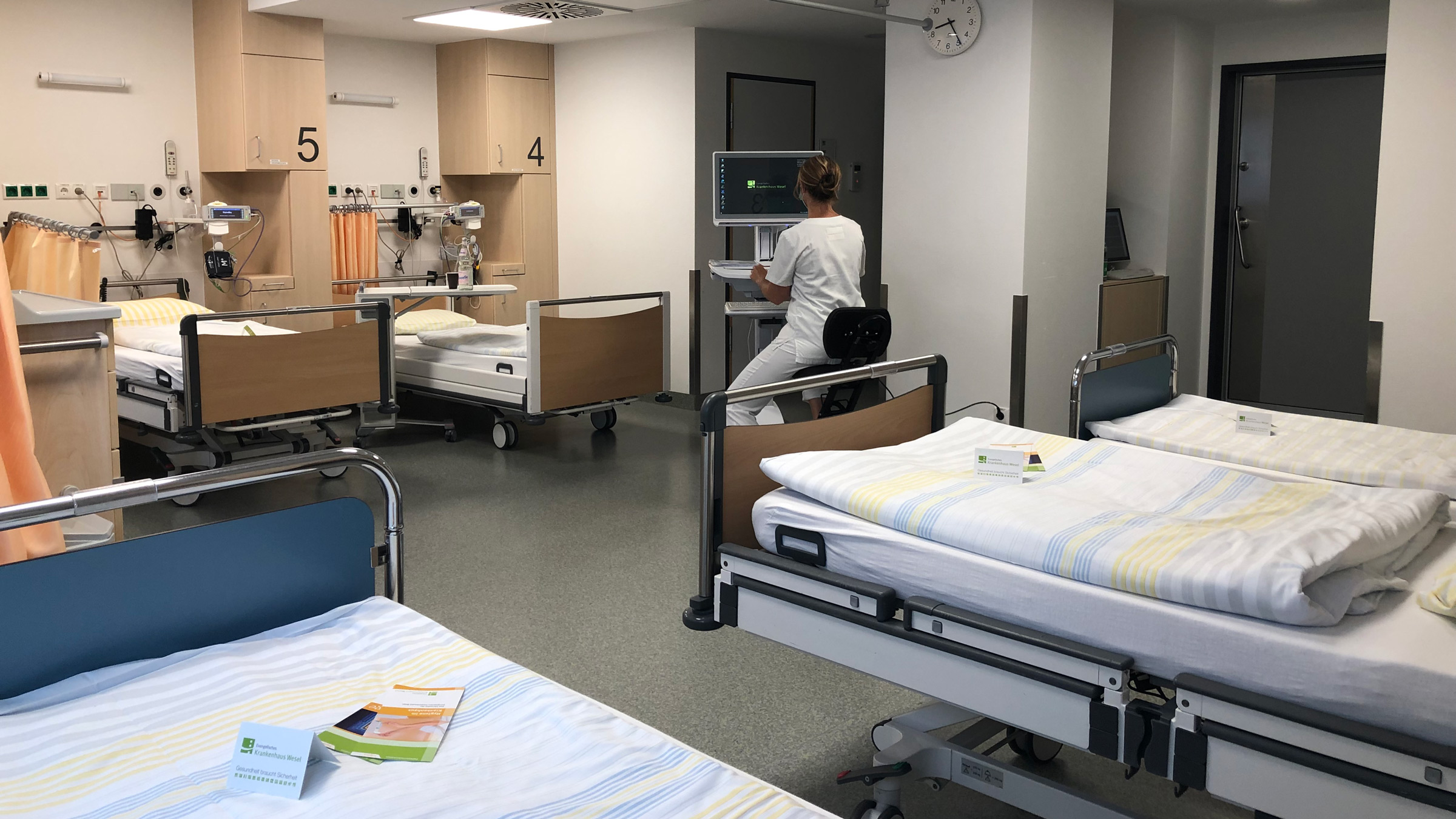 Patientenzimmer des EVK